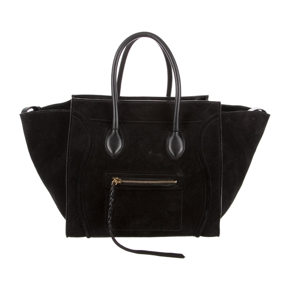 Céline Suede Medium Phantom Tote